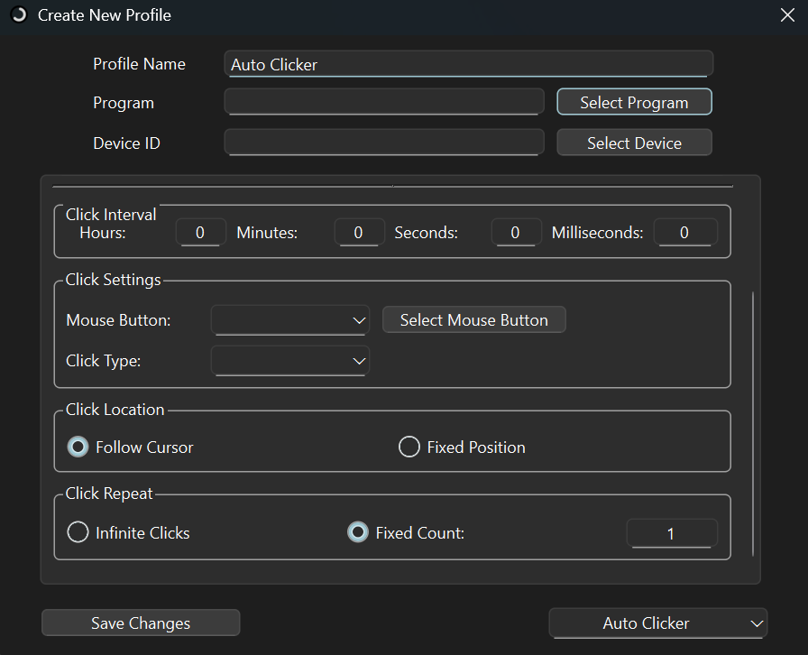 Pro Version Auto Clicker